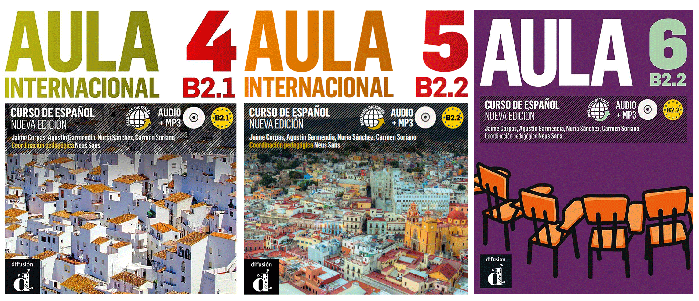 Aula4, Aula5, Aula6 Spanish language