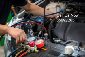 Car air conditioning technician number