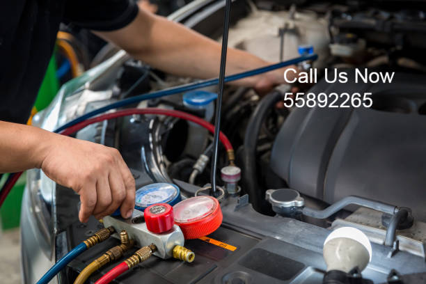 Car air conditioning technician number