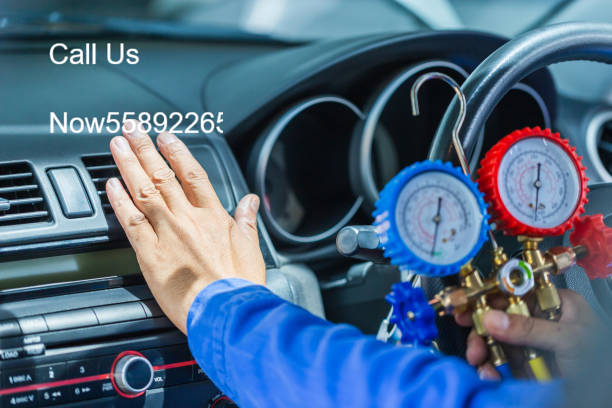 Car air conditioning technician number