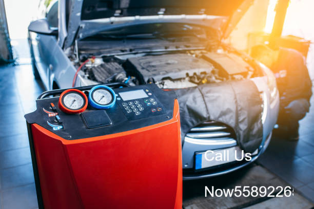 Car air conditioning technician number