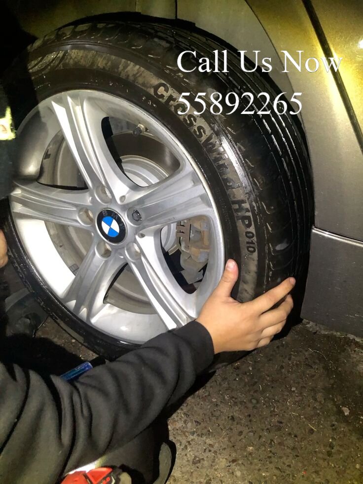 Mobile Garage Tire Installation