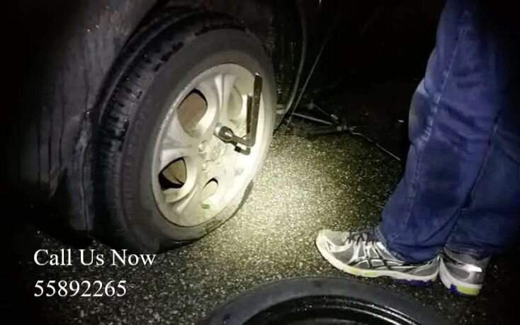 Mobile Garage Tire Installation