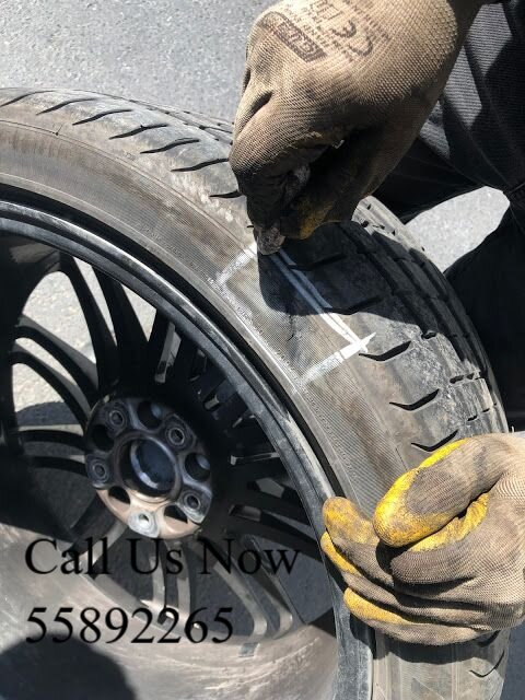 Mobile Garage Tire Installation