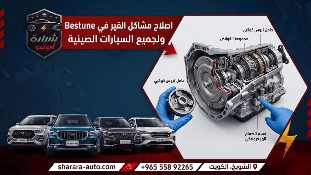 اصلاح مشاكل القير في سيارات Bestune ولجميع السيارات الصينيه أفضل كراج بالكويت 55892265