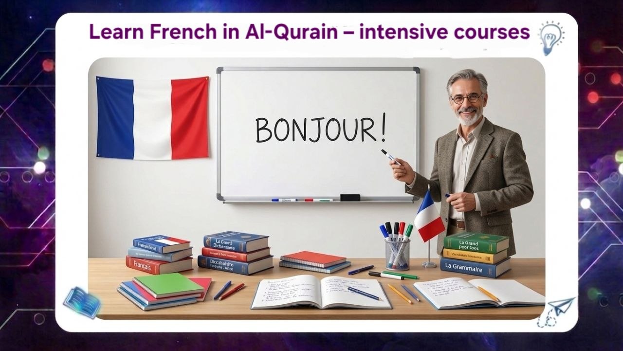 learn French in Al-Qurain – intensive courses via the AFT Institute (Phone: 55780380)