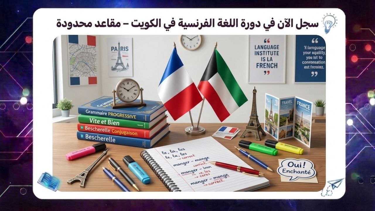 سجل الآن في دورة اللغة الفرنسية في الكويت – مقاعد محدودة 55780380
