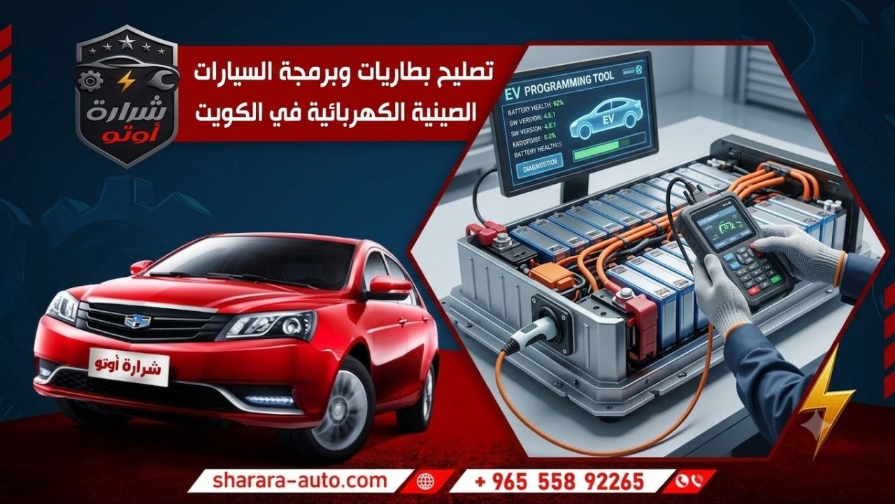 تصليح بطاريات وبرمجة السيارات الصينية الكهربائية في الكويت جي ماستر بخدمتك