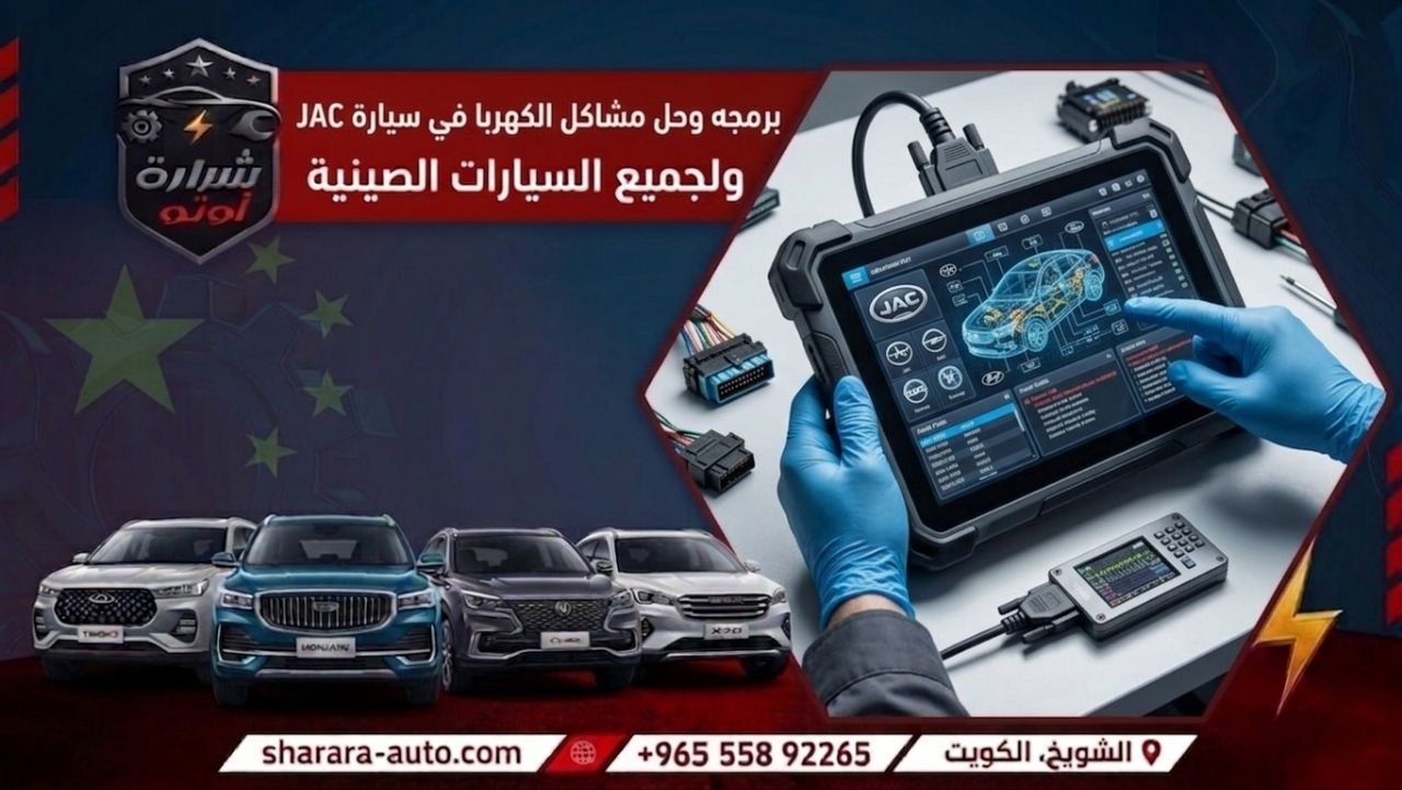 برمجه وحل مشاكل الكهربا في سيارة JAC ولجميع السيارات الصينيه الخط الساخن 55892265