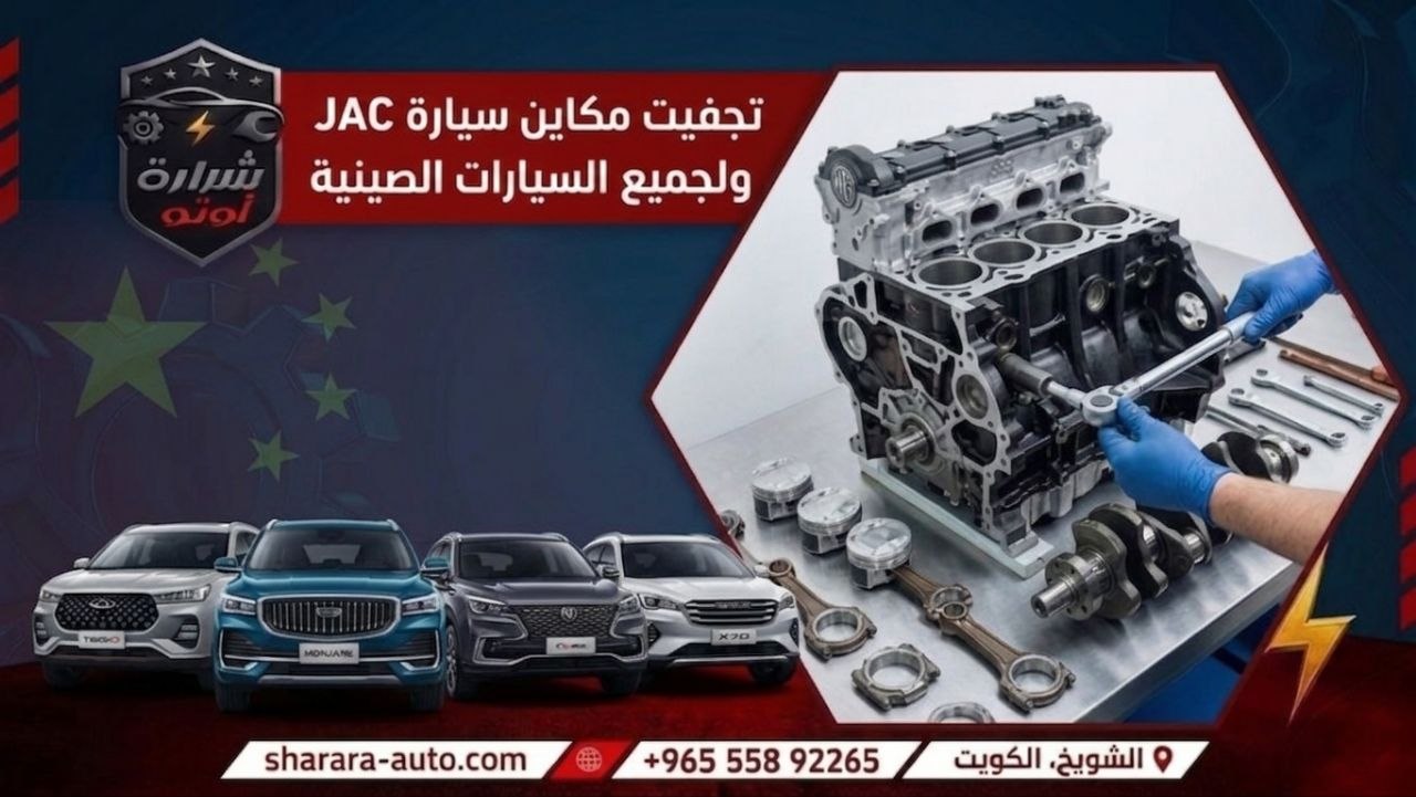 تجفيت مكاين سيارة JAC ولجميع السيارات الصينيه صلح سيارتك معنا 55892265