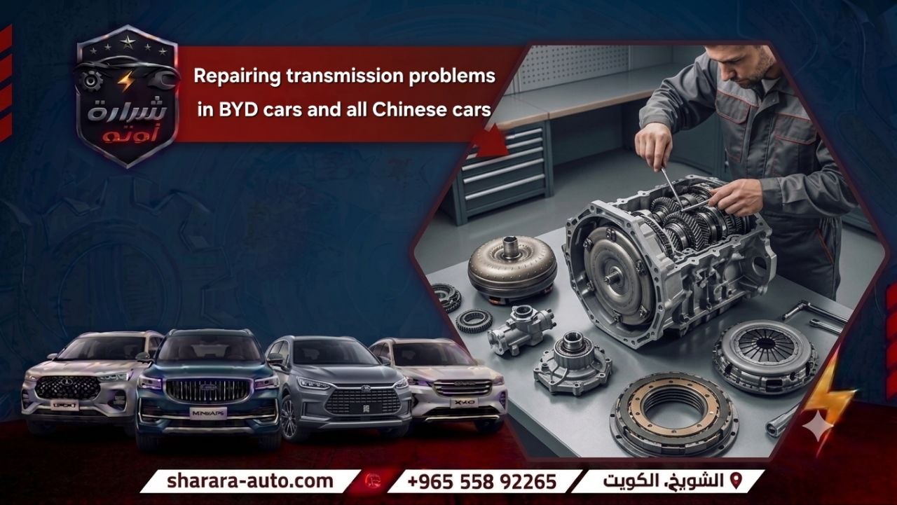 gearbox repair service for BYD and all Chinese cars at Sharara Auto Garage discount 45% 55892265